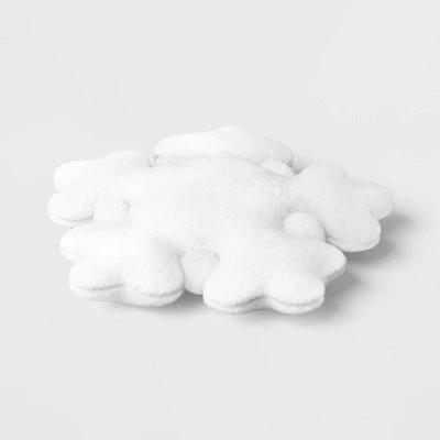 17" Christmas Snowflake Shaped Pillow - Wondershop™ 4 17" Christmas Snowflake Shaped Pillow - Wondershop™ - Image 2