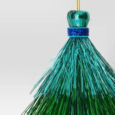 3' 5" Christmas Mini Tassel Ornament Set Green/Hot Pink/Blue - Wondershop™ 4 3' 5" Christmas Mini Tassel Ornament Set Green/Hot Pink/Blue - Wondershop™ - Image 2