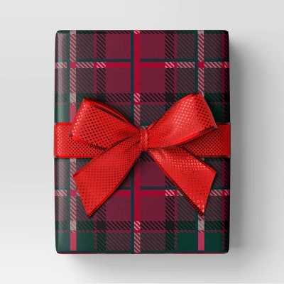 30” 90 Sq Ft Christmas Roll Wrap Tartan Plaid - Wondershop™ 3 30” 90 Sq Ft Christmas Roll Wrap Tartan Plaid - Wondershop™