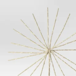 14" Pre-lit Dewdrop Glittered Starburst Christmas Tree Topper Champagne With Cool White Twinkle/Warm White Steady Lights - Wondershop™ -Christmas Supply Store GUEST 5d49cb38 5436 49ab b4d5 f503f69abecc