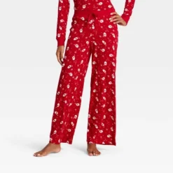 Women's Santa Print Ribbed Holiday Matching Family Pajama Pants - Wondershop™ Red 10 Women's Santa Print Ribbed Holiday Matching Family Pajama Pants - Wondershop™ Red -Christmas Supply Store GUEST 60238722 c3e7 4407 a384 2986ff4dac99