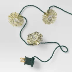20ct Christmas Tinsel Lights Gold With Warm White Lights With Green Wire - Wondershop™ 7 20ct Christmas Tinsel Lights Gold With Warm White Lights With Green Wire - Wondershop™ -Christmas Supply Store GUEST 6486fa41 58f8 4962 88df f429af3d78e3