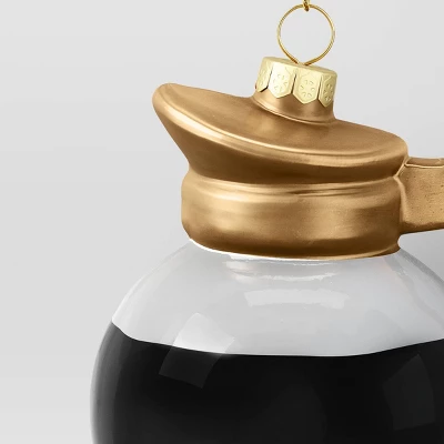 Christmas Glass Coffee Pot Ornament - Wondershop™ 4 Christmas Glass Coffee Pot Ornament - Wondershop™ - Image 2