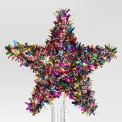 11" Lit-Led Multi Tinsel Star Twinkle Warm White Lights Christmas Tree Topper - Wondershop™ 7 11" Lit-Led Multi Tinsel Star Twinkle Warm White Lights Christmas Tree Topper - Wondershop™ -Christmas Supply Store GUEST 679e2025 0a32 4c2c 9ed7 22afd1274717