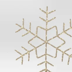 15.5" Pre-lit LED Metal Snowflake Christmas Tree Topper Champagne Gold With Warm White Lights - Wondershop™: Indoor Decor: Indoor Decor -Christmas Supply Store GUEST 67feb1ae c88d 40bb ba01 4e8d9f14f5ca