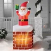 6' LED Animated Santa In Chimney Christmas Inflatable Decoration Red - Wondershop™: Festive Yard Display, Easy Setup -Christmas Supply Store GUEST 6a6df261 89e9 41ff a2b3 d59306d2bc8d