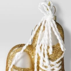 Christmas Glass Golden Shoes Ornament - Wondershop™ -Christmas Supply Store GUEST 71f2164e ca86 4bb7 8d04 20e0f79960cb