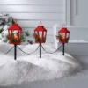 3pc Incandescent Red Metal Lantern With Greenery Christmas Novelty Path Light Clear - Wondershop™: UL Listed, Festive Outdoor Decor -Christmas Supply Store GUEST 7308c8a2 650e 4580 938b ff48ef349f9b