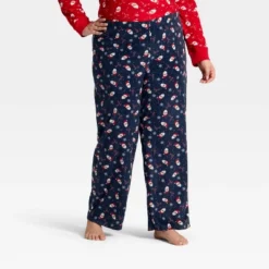 Women's Santa Print Microfleece Holiday Matching Family Pajama Pants - Wondershop™ Navy Blue -Christmas Supply Store GUEST 7385cb31 c4e3 4605 b220 2a87b1b2f5cb