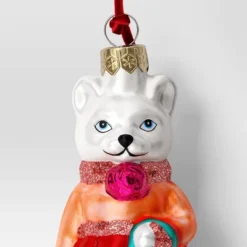 Christmas Glass Dressed White Cat Ornament - Wondershop™ -Christmas Supply Store GUEST 73b2009a 73e5 4015 ba75 8f5e80370cc3