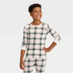 Kids' Plaid Ribbed Long Sleeve Shirt And Pants Holiday Matching Family Pajama Set - Wondershop™ Cream 8 Kids' Plaid Ribbed Long Sleeve Shirt And Pants Holiday Matching Family Pajama Set - Wondershop™ Cream -Christmas Supply Store GUEST 75ac6c6f e455 4688 9820 9676a4b869b7
