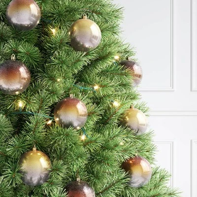 9ct 100mm Christmas Ornament Set Gold/Copper/Bronze - Wondershop™ 3 9ct 100mm Christmas Ornament Set Gold/Copper/Bronze - Wondershop™