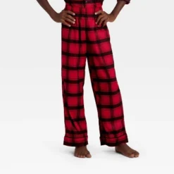 Kids' Plaid Long Sleeve Shirt And Pants Holiday Matching Family Pajama Set - Wondershop™ Red/Black -Christmas Supply Store GUEST 7c662e03 8eb9 4bbe b9b0 29111d5f6e0f