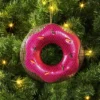 3" Christmas Fabric Disco Donut Ornament - Wondershop™