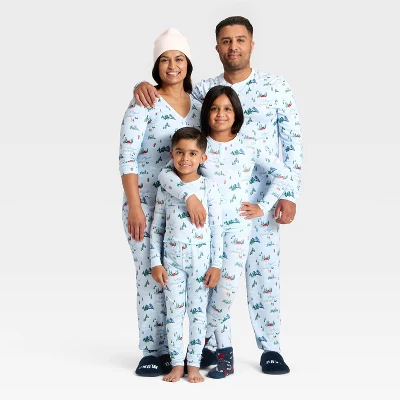 Men's "Tis The Ski-son!" Cozy Knit Holiday Matching Family Pajama Pants - Wondershop™ Blue 5 Men's "Tis The Ski-son!" Cozy Knit Holiday Matching Family Pajama Pants - Wondershop™ Blue - Image 3