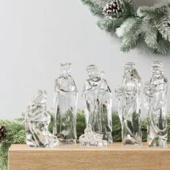 6pc Acrylic Christmas Nativity Scene Figurine Set - Wondershopâ˘
