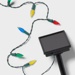 50ct Solar LED Faceted Christmas Indoor Outdoor String Lights With Green Wire - Wondershop™ 10 50ct Solar LED Faceted Christmas Indoor Outdoor String Lights With Green Wire - Wondershop™ -Christmas Supply Store GUEST 88f8c51e c2b6 42f8 b56c f28a40bbcf22