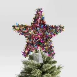 11" Lit-Led Multi Tinsel Star Twinkle Warm White Lights Christmas Tree Topper - Wondershop™ 6 11" Lit-Led Multi Tinsel Star Twinkle Warm White Lights Christmas Tree Topper - Wondershop™ -Christmas Supply Store GUEST 89dd4bb3 3a97 4fc7 a0eb ad0f56099f10