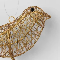 Christmas Wire Wrapped Bird Ornament Gold - Wondershop™ -Christmas Supply Store GUEST 8ab04e6b af60 4420 b812 9d6a847b9c82