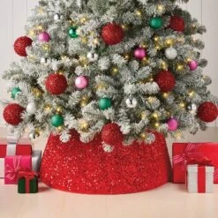 Christmas Roll Up Sequin Collar Red - Wondershopâ˘