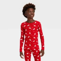 Kids' Ribbed Long Sleeve Shirt And Pants Holiday Matching Family Pajama Set - Wondershop™ Red 8 Kids' Ribbed Long Sleeve Shirt And Pants Holiday Matching Family Pajama Set - Wondershop™ Red -Christmas Supply Store GUEST 920284d4 06a4 4d3f a4ef 34565d734be8