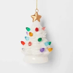 Lit Ceramic Retro Christmas Tree Ornament - Wondershop™ -Christmas Supply Store GUEST 93e0a82a 14b1 4acf 8643 c177f2e3b105