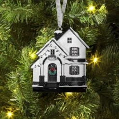 Metal House Christmas Tree Ornament - Wondershopâ˘