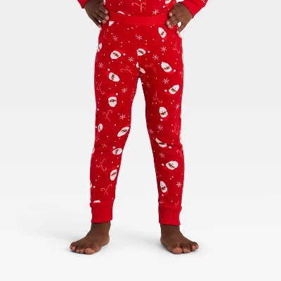 Toddler Santa Print Ribbed Long Sleeve Shirt And Pants Holiday Matching Family Pajama Set - Wondershop™ Red 5 Toddler Santa Print Ribbed Long Sleeve Shirt And Pants Holiday Matching Family Pajama Set - Wondershop™ Red - Image 3