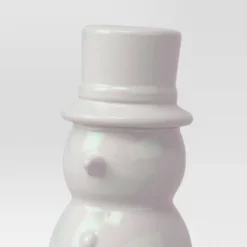 7" Christmas Ceramic Iridescent Snowman Figurine - Wondershop™ -Christmas Supply Store GUEST 9aa77c66 04cb 408d 86ac 4ab71802d7a7