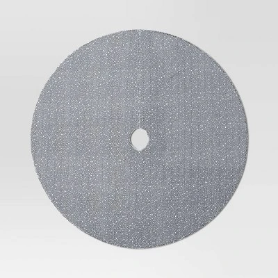 48" Sequined Fabric Christmas Tree Skirt Silver - Wondershop™ 4 48" Sequined Fabric Christmas Tree Skirt Silver - Wondershop™ - Image 2