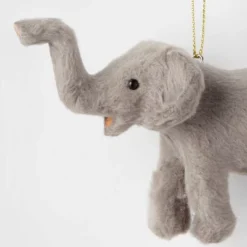 Faux Fur Elephant Christmas Tree Ornament Gray - Wondershop™ -Christmas Supply Store GUEST 9c1df6a7 7f77 4b0d b967 0a85c82b28fc