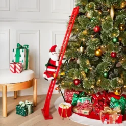 Large Climbing Santa Decorative Christmas Figurine Red - Wondershop™