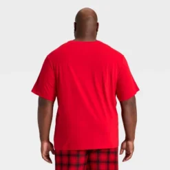 Men's "Cabin Crew" Short Sleeve Holiday Matching Family Pajama Shirt - Wondershop⢠Red