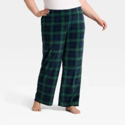 Women's Plaid Microfleece Holiday Matching Family Pajama Pants - Wondershop™ Navy Blue -Christmas Supply Store GUEST a18ef71e b62a 402b a895 85b92b031dd6