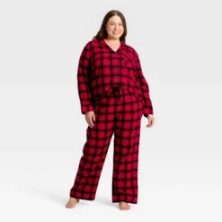 Women's Plaid Flannel Long Sleeve Shirt And Pants Holiday Matching Family Pajama Set - Wondershop™ Red/Black 11 Women's Plaid Flannel Long Sleeve Shirt And Pants Holiday Matching Family Pajama Set - Wondershop™ Red/Black -Christmas Supply Store GUEST a1feb90a d35b 4761 a891 54b370bc69f0