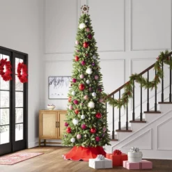 12" Unlit Gold Tinsel Burst With Red And Green Foil Bursts Christmas Treetop With Coil - Wondershopâ˘