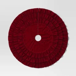 48" Velvet Tree Skirt With 3 Layers Of Ruffles - Wondershop™ -Christmas Supply Store GUEST a664b47b fdf8 49cc b448 ac2027232ffc