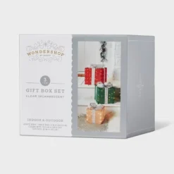 3pc Incandescent Tinsel Gift Box Christmas Novelty Sculpture Light Clear - Wondershop™ 7 3pc Incandescent Tinsel Gift Box Christmas Novelty Sculpture Light Clear - Wondershop™ -Christmas Supply Store GUEST abbfd9ee 9dbe 46ba b9fb 23a7ed5cab5a