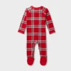 Baby Plaid Ribbed Holiday Matching Family Footed Pajamas - Wondershop™ Red -Christmas Supply Store GUEST abee46c0 1aaa 4aaf 9e3e 0313092d9f19