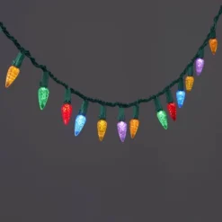 60ct LED C6 Faceted Christmas String Lights With Green Wire - Wondershop™ -Christmas Supply Store GUEST afe37494 d517 4009 b089 f2dec4a5318d