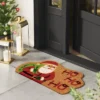 1'6"x2'6" Christmas Santa 'Ho Ho Ho' Coir Doormat Red - Wondershop™: Outdoor Novelty Rug, Medium Pile, Latex Backing -Christmas Supply Store GUEST b1d199f1 9d24 4690 bc99 d0b96299de0b