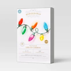 25ct LED C9 Classic Glow Indoor Outdoor Christmas String Lights With Green Wire - Wondershop™ -Christmas Supply Store GUEST b20ade25 9d0e 4c2f b8ab 037475735cbe