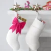 21" White Stocking With 3D Bow Decor - Wondershop™ 1 21" White Stocking With 3D Bow Decor - Wondershop™ -Christmas Supply Store GUEST b2a73b80 6ce7 42ac 96ad fc504fdbfc20