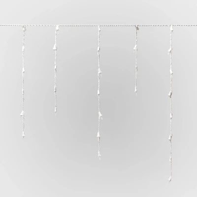 175ct LED Christmas Icicle Lights Spool Warm White With White Wire - Wondershop™ 3 175ct LED Christmas Icicle Lights Spool Warm White With White Wire - Wondershop™ - Image 2