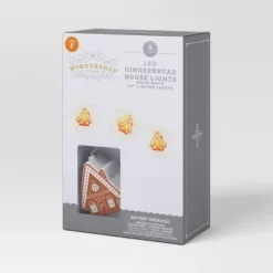 8ct LED Battery Operated Christmas Gingerbread Houses Novelty String Lights Warm White With Clear Wire - Wondershop™ -Christmas Supply Store GUEST b8f016d4 da4a 4f9f 8c8e 7e6fdc495fc0