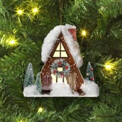 Christmas A Frame House Ornament - Wondershopâ˘