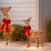 LED Faux Rattan Fawn With Red Bow Christmas Novelty Sculpture Light - Wondershop™ -Christmas Supply Store GUEST bba1379c d24c 40f6 8538 5ec89b0c4dca