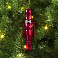Christmas Plastic Nutcracker Ornament Hot Pink - Wondershopâ˘