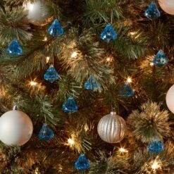 12pc Acrylic Diamond Christmas Tree Ornament Set - Wondershopâ˘