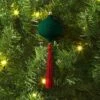 Christmas Onion Shaped Flocked Dark Green Ornament With Tassle - Wondershop™ -Christmas Supply Store GUEST c97ff919 5d74 429a be16 d6cf9c910b62
